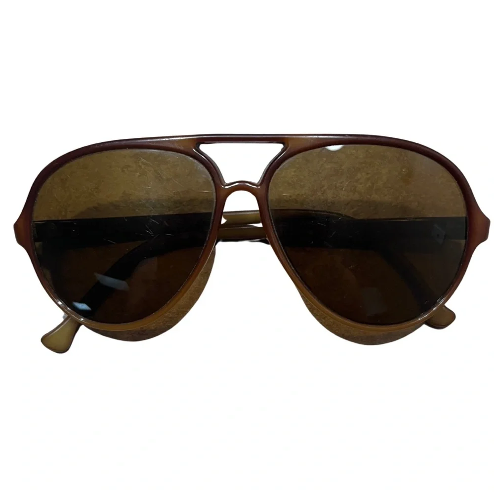 Vuarnet | 374 Skilynx Brown Vintage Sunglasses Tom Selleck Magnum PI RARE! - Picture 1 of 6